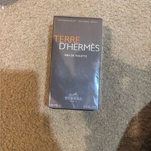 Hermes Terre D'Hermes Eau de Toilette - Brown and White